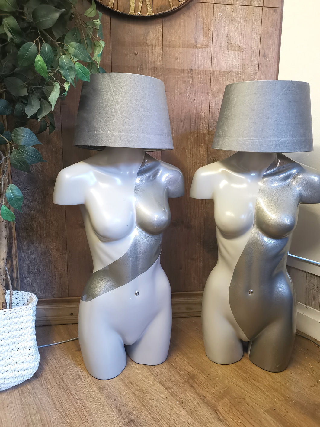 PAIR - Mannequin Lamps