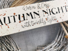 Load image into Gallery viewer, Autumn Wooden Sign
