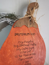 Load image into Gallery viewer, XL Pumpkin with Pumpkin Pie Recipe
