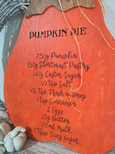 Load image into Gallery viewer, XL Pumpkin with Pumpkin Pie Recipe
