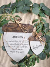Load image into Gallery viewer, Wooden Acorns, 3d decor, Autumn styling, hanging Acorns

