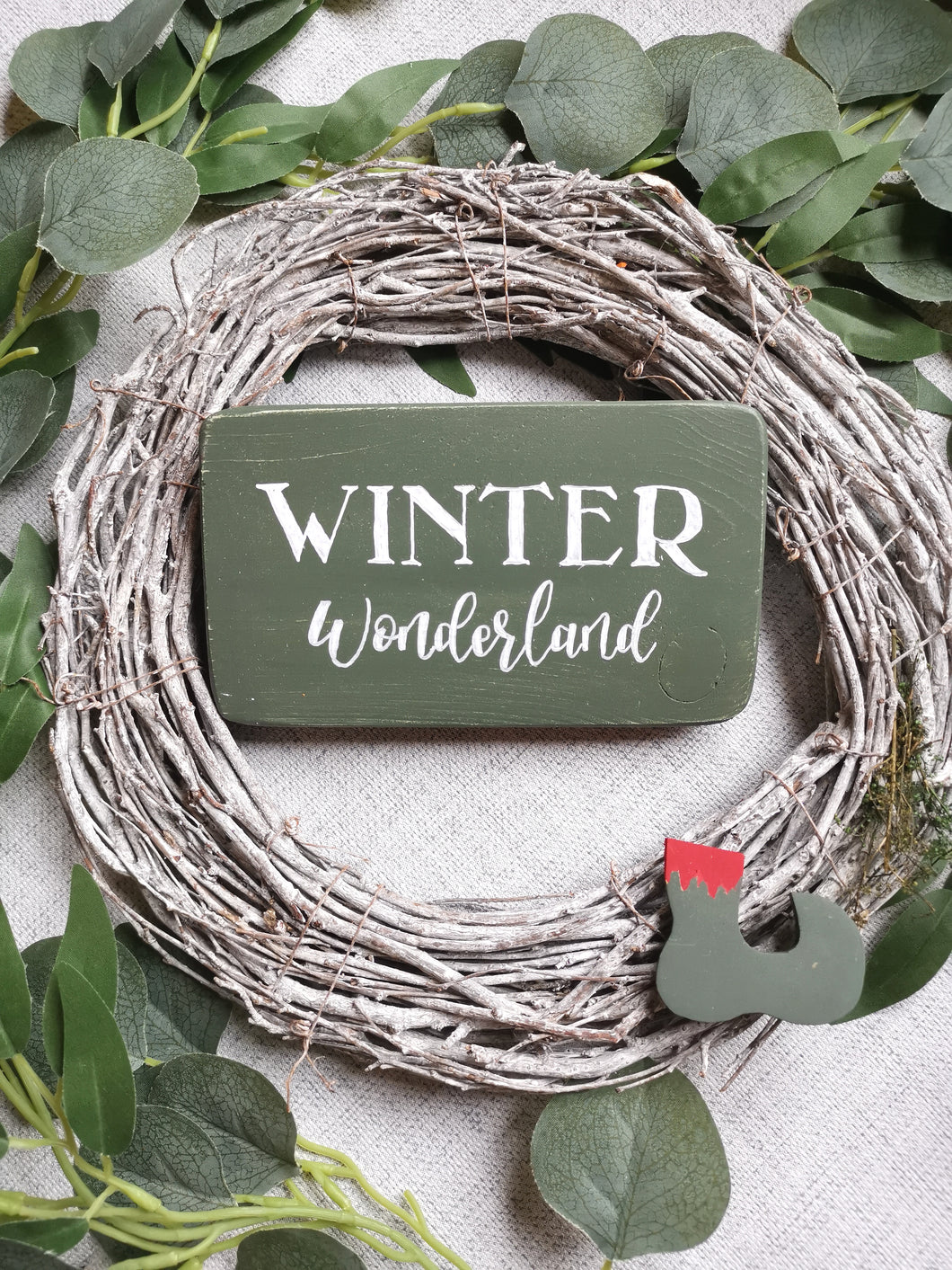 Winter Wonderland wooden sign