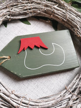 Load image into Gallery viewer, Large Wooden Christmas Tag
