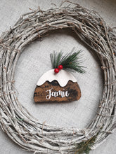 Load image into Gallery viewer, Personalised Christmas pudding decoration
