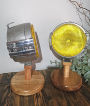 Load image into Gallery viewer, PAIR of Vintage Fog Light Repurposed Lamps
