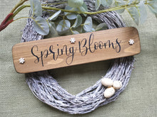 Load image into Gallery viewer, Wooden Sign, Spring Blooms
