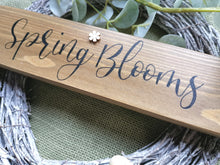 Load image into Gallery viewer, Wooden Sign, Spring Blooms
