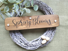 Load image into Gallery viewer, Wooden Sign, Spring Blooms
