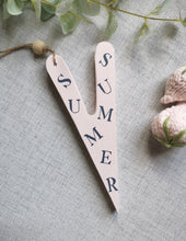 Load image into Gallery viewer, Long Wooden heart
