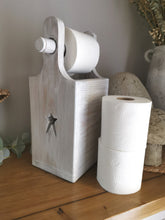 Load image into Gallery viewer, Toilet Roll Holder - takes 3 rolls
