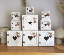 Load image into Gallery viewer, Wooden storage cubes
