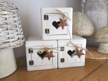Load image into Gallery viewer, Wooden storage cubes
