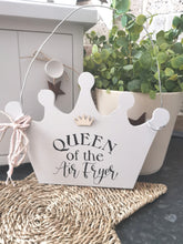 Load image into Gallery viewer, Wooden Crown, hanging sign
