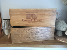 Load image into Gallery viewer, Re-purposed Wine Crates. Storage box
