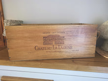 Load image into Gallery viewer, Re-purposed Wine Crates. Storage box

