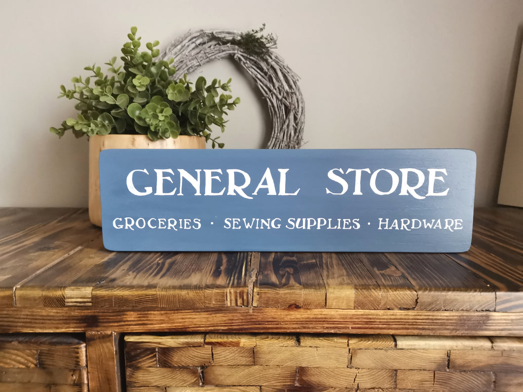 Wooden Sign - General Store