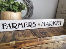 Load image into Gallery viewer, Wooden Sign - Farmers Market
