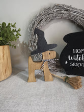 Load image into Gallery viewer, Halloween decor, Womble Dog Witch
