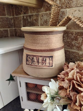 Load image into Gallery viewer, Vintage studio pottery salt jar
