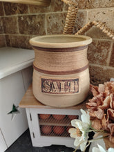 Load image into Gallery viewer, Vintage studio pottery salt jar
