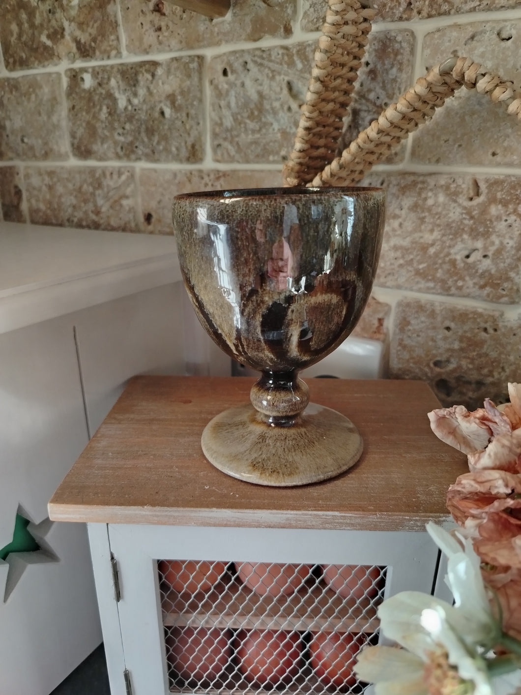 Woburn Pottery goblet