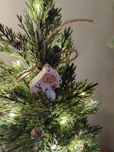 Load image into Gallery viewer, Light up Christmas tree in Rustic Black tin can pot - FREE P&amp;P
