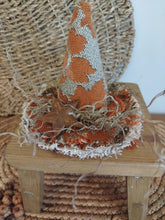 Load image into Gallery viewer, Mini Rustic Orange Witches Hat
