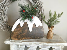 Load image into Gallery viewer, Large Wooden Christmas pudding - FREE P&amp;P
