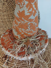 Load image into Gallery viewer, Large Rustic Orange Witches Hat
