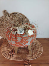 Load image into Gallery viewer, Large Rustic Orange Pumpkin
