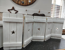 Load image into Gallery viewer, Joined Wooden Shutter Panels - 44.5cm height
