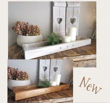 Load image into Gallery viewer, Low Wooden tray , table centerpiece

