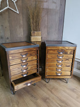 Load image into Gallery viewer, Beautiful Pair of Handmade Drawer Units
