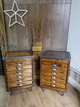 Load image into Gallery viewer, Beautiful Pair of Handmade Drawer Units
