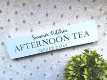 Load image into Gallery viewer, wooden Sign , Summer Kitchen  Afternoon Tea
