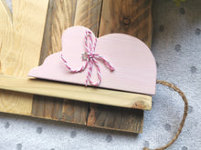Load image into Gallery viewer, Wooden mouse with bell - Pink
