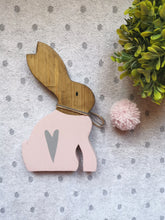 Load image into Gallery viewer, Wooden Hare - Soft Pink
