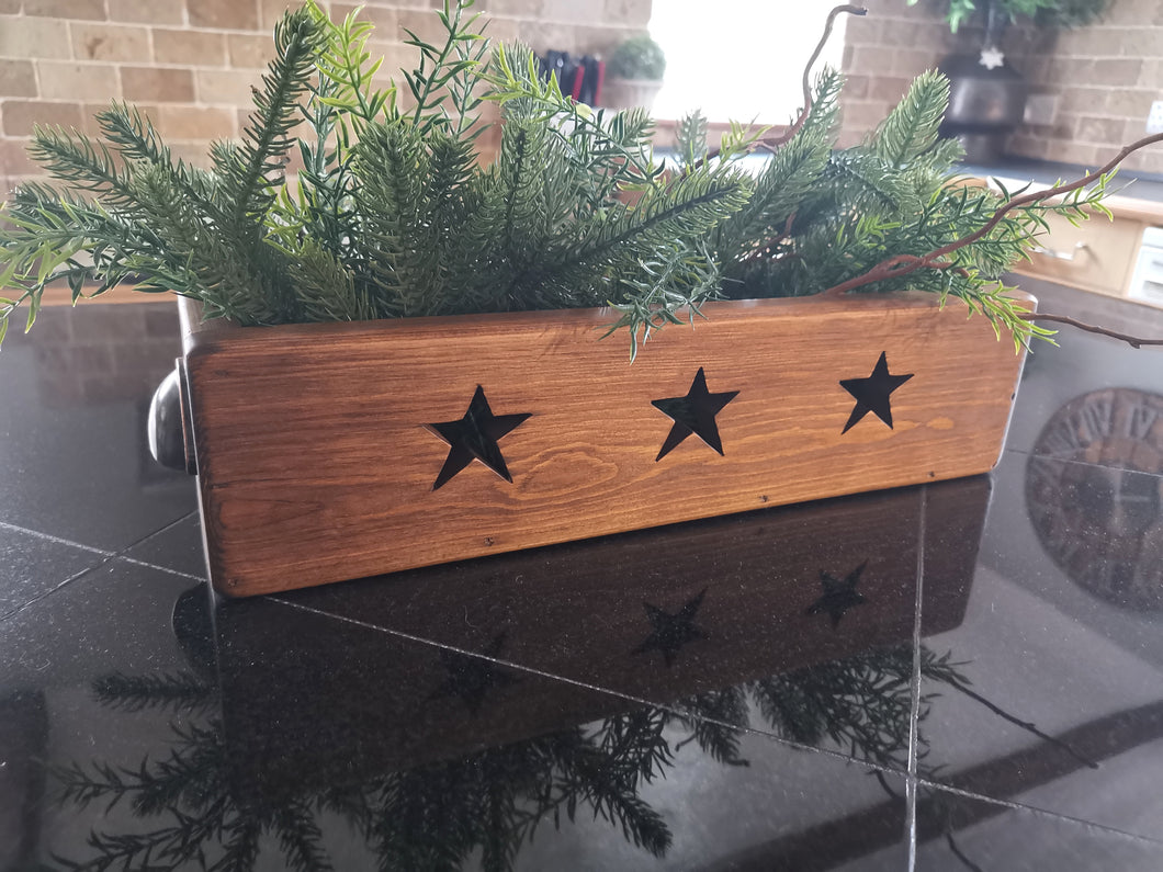 Double sided Star storage Crates, Centrepiece display