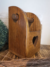 Load image into Gallery viewer, Wooden Toilet roll holder, Wall mounted,quirky loo roll, wooden rack, bathroom accessories
