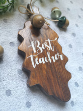 Load image into Gallery viewer, Large Wooden Hanging Oak Leaf &amp; Acorn
