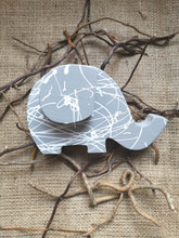 Load image into Gallery viewer, Doodle Splat wooden Elephants
