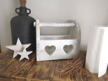 Load image into Gallery viewer, Kitchen Roll Holder, Double Heart , Kitchen accessories
