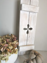 Load image into Gallery viewer, Wooden decorative Shutter panel - Petal
