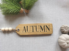 Load image into Gallery viewer, Wooden Autumn Hanging Tags
