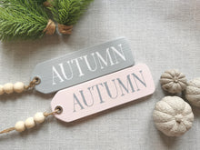 Load image into Gallery viewer, Wooden Autumn Hanging Tags
