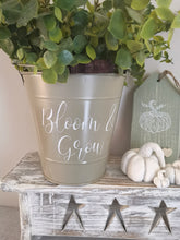 Load image into Gallery viewer, Metal Buckets - Pale Olive green
