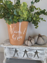 Load image into Gallery viewer, Metal Buckets - Rustic Terracotta
