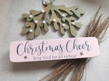 Load image into Gallery viewer, Wooden Freestanding Christmas Sign - Christmas Cheer
