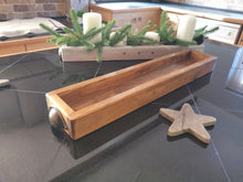 Load image into Gallery viewer, Low Wooden tray , table centerpiece
