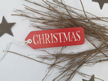 Load image into Gallery viewer, ⭐ SPECIAL OFFER (Set of 3) Slim Wooden Christmas Hanging Tags
